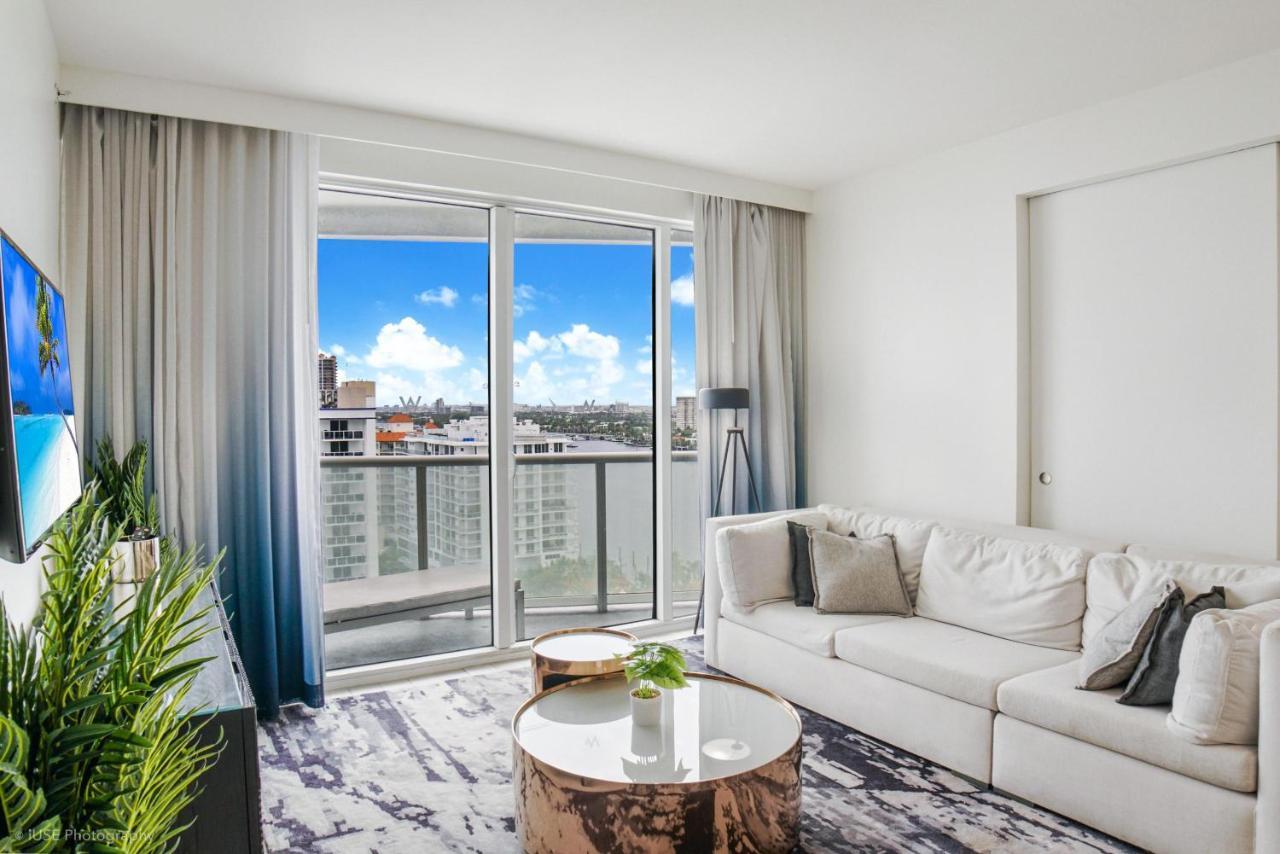 Last Min Weeknd Sale! Luxury Corner 1 Bedroom W Residence With Fantastic Intercoastal Views, Pool & Hot Tub Fort Lauderdale Exterior foto